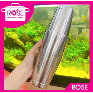 Ly đong boston inox 2 đáy s80-2 - bình lắc shaker 2 mảnh boston 800ml - 600ml 2 đáy
