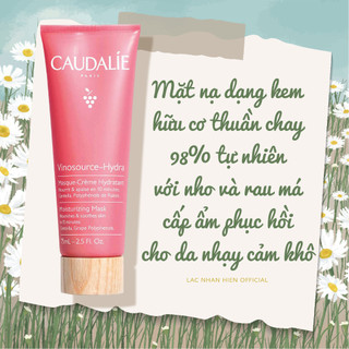 [Auth Pháp] MẶT NẠ DƯỠNG ẨM CAUDALIE VINOSOURCE-HYDRA MOISTURIZING MASK CHO DA NHẠY CẢM KHÔ VÀ THIÊN KHÔ