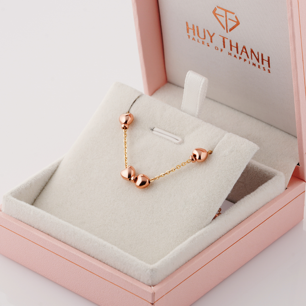 Lắc tay vàng 14k LLF298 Huy Thanh Jewelry