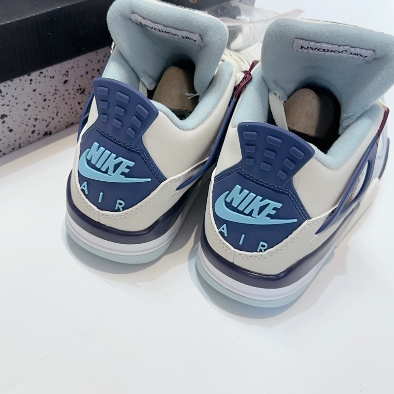 JDK STORE_Giày Sneaker JD4 White Navy Xanh Than