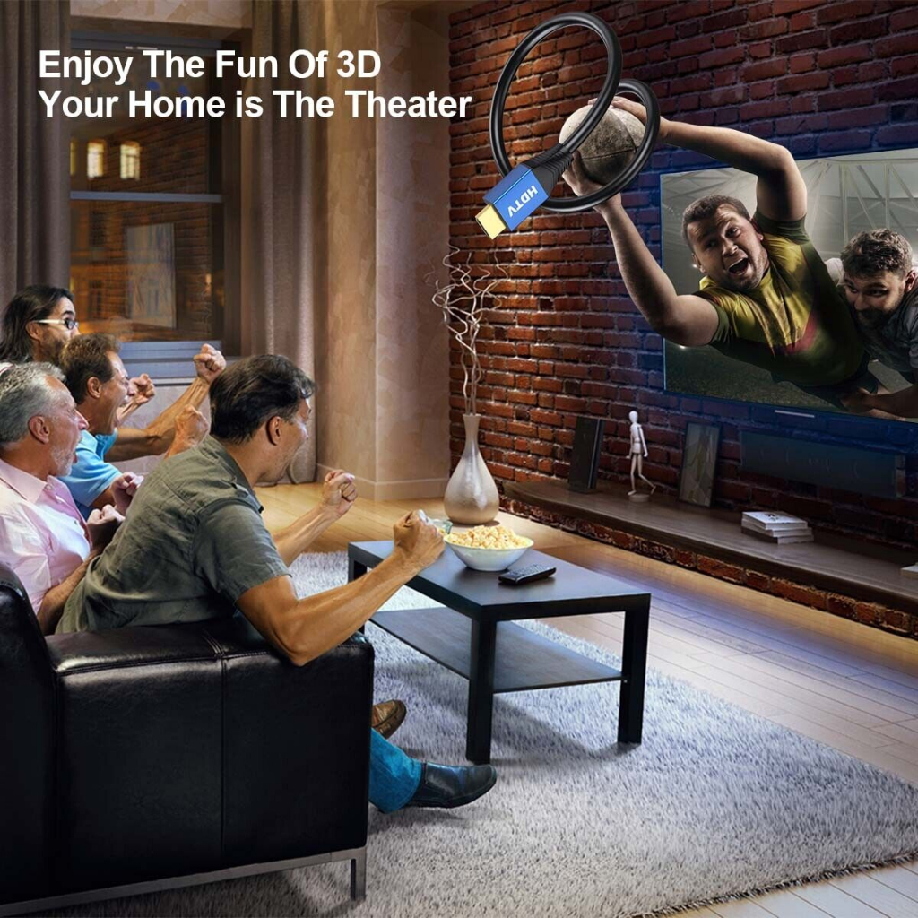 Cáp 4K HDMI 2.0 UHD HDTV hỗ trợ độ phân giải 4Kx2K 60Hz dài 10m 15m 20m 25m 30M