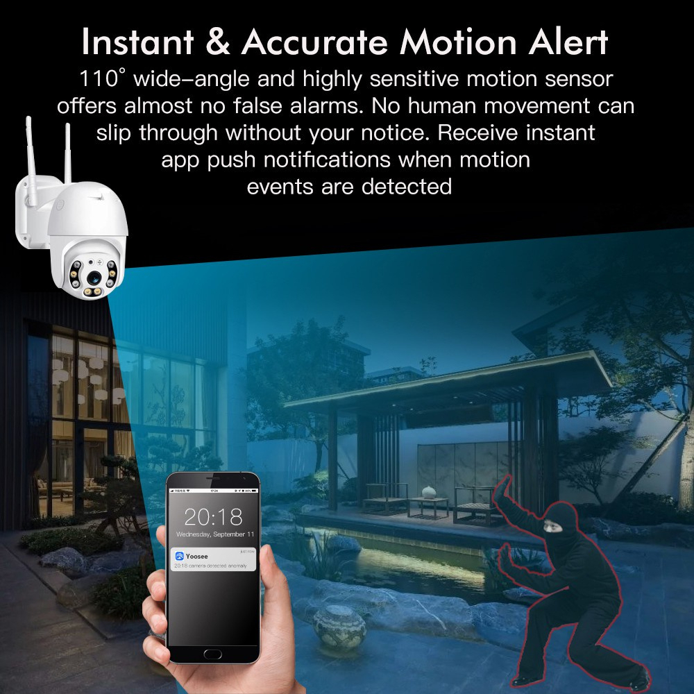 XIAOMI Camera An Ninh CCTV 360 Degree HD 1080P Wifi Không Dây, Chống Thấm Nước, Hỗ Trợ Tầm Nhìn Ban Đêm