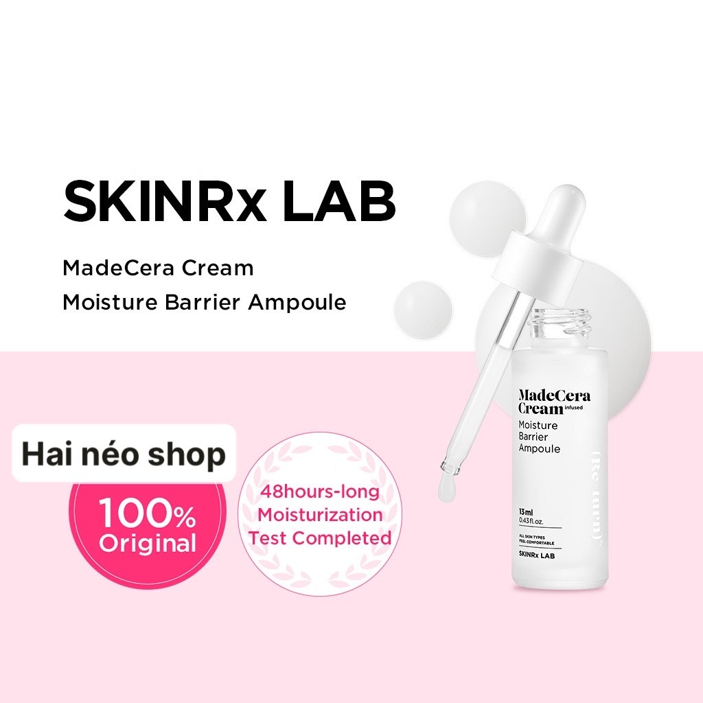 Tinh chất Niacinamide 10%, Vitamin B5, Lợi khuẩn khôi phục hàng rào da, tái tạo hư tổn SKINRxLAB