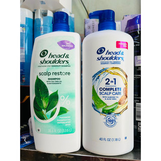 Dầu gội Head & Shoulders  2in 1Mỹ 1.28 ,1.15l, 1.18l trà xanh