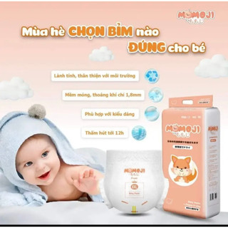 [6 bịch tặng quà ]Combo 6 bịch Tã/bỉm Momoji Cao cấp cho bé