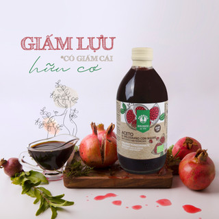 Giấm lựu hữu cơ organic ProBios 500ml không tẩy trắng và chứa giấm cái detox