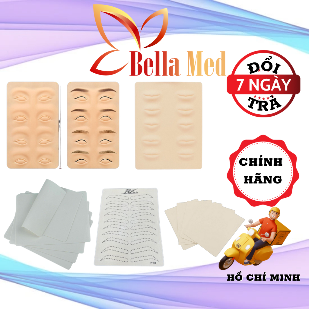Da giả học phun xăm, điêu khắc, da giả tập xăm chuyên nghiệp - nhiều loại