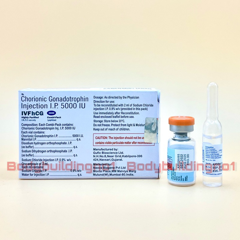 HCG 5000iu  - Chorionic Gonadotropin