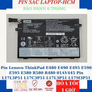 Pin Lenovo ThinkPad E480 E490 E495 E590 E595 E580 R580 R480 01AV445 Pin Lenovo L17L3P51 L17C3P51 L17L3P51 L17M3P51