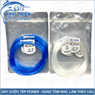 Dây Cước Tép Câu Cá  Pioneer Gói 250m, Lẻ 50m Dùng Tóm Nho, Làm Thẻo Câu