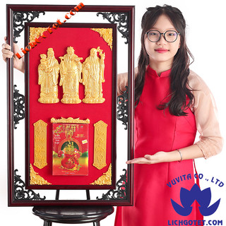 LỊCH GỖ TREO TƯỜNG CAO CẤP PHÚC LỘC THỌ