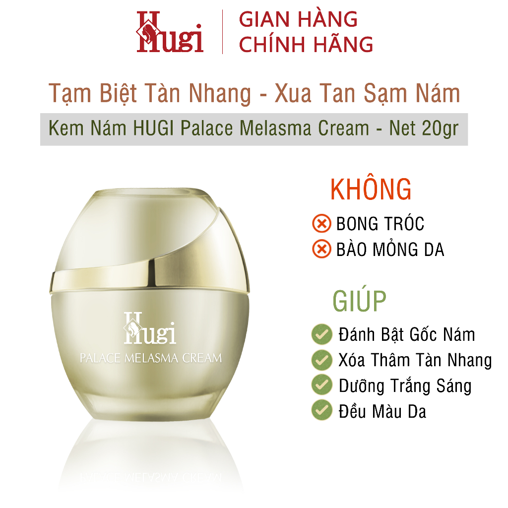 [HuGi] Combo Chăm Sóc Da Nám Tàn Nhang Chính Hãng Hugi Beauty (5 sản phẩm)