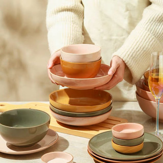 Chén đựng nước chấm, chén nước chấm, bát đựng nước chấm, bát nước chấm bằng sứ trơn 4 màu xinh xắn