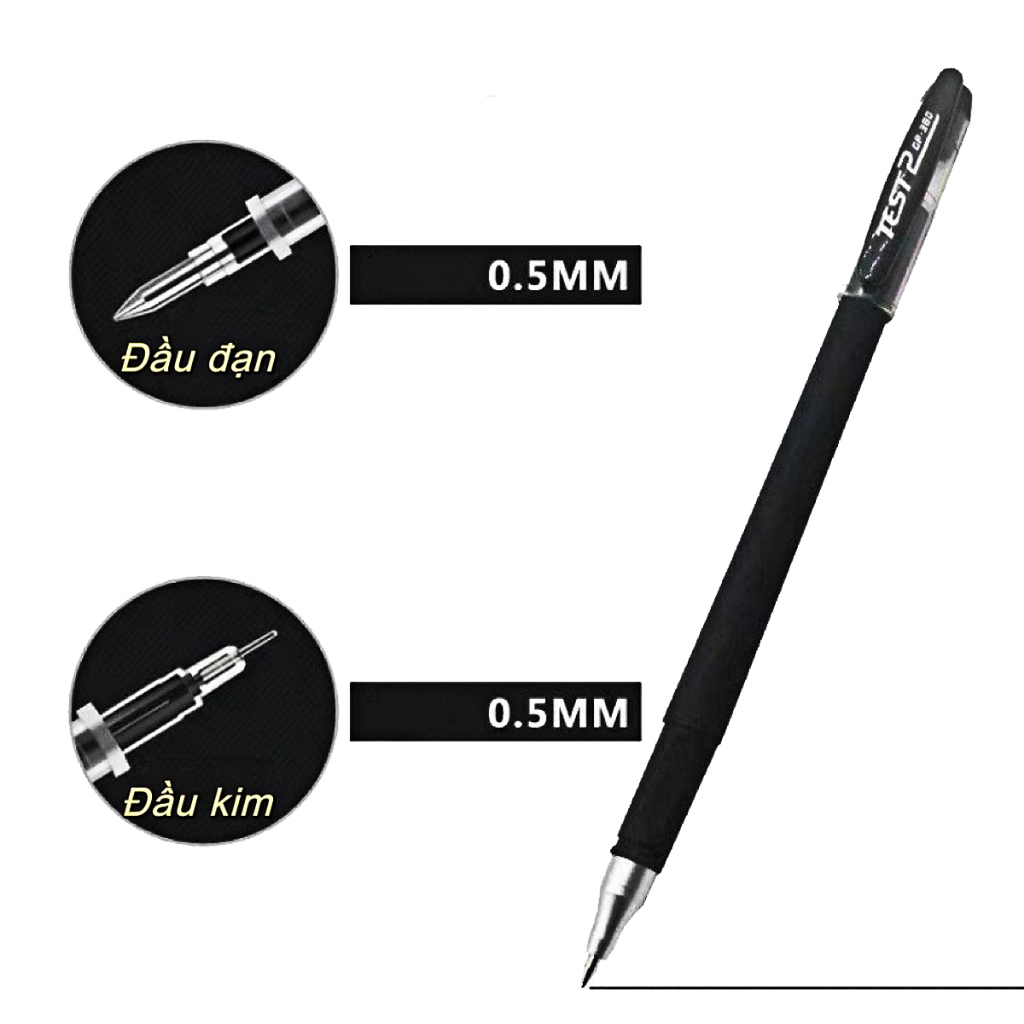 COMBO 1 BÚT + 20 RUỘT GIÁ TỐT_BÚT CHÉP KINH MỰC GEL 0.5MM