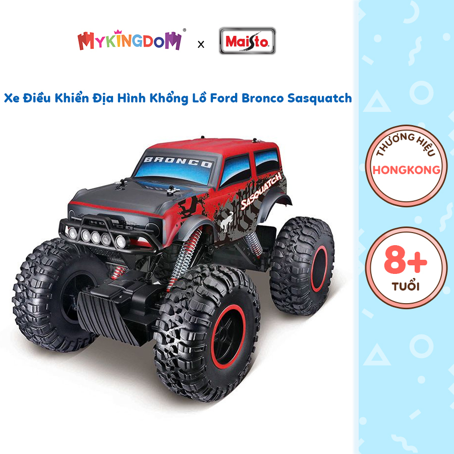 Đồ Chơi Xe Điều Khiển Địa Hình Khổng Lồ Ford Bronco Sasquatch MAISTO MT81339