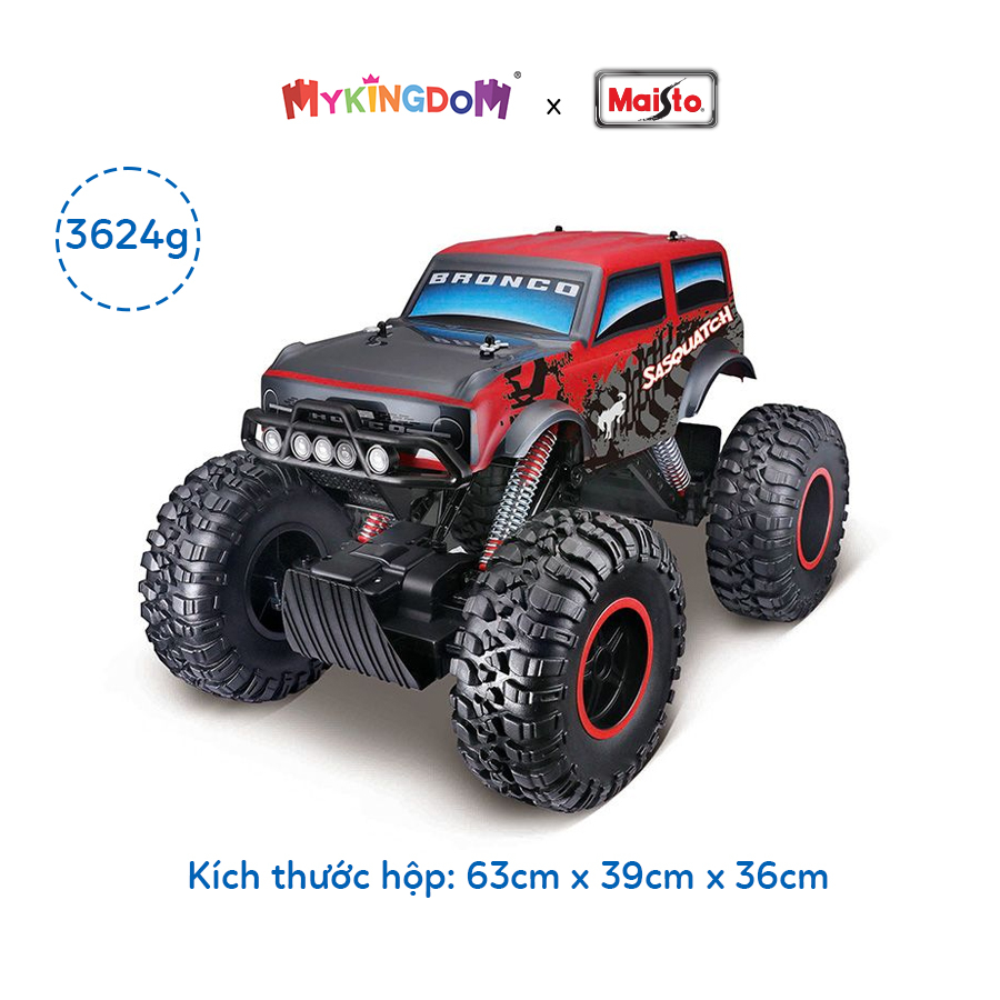 Đồ Chơi Xe Điều Khiển Địa Hình Khổng Lồ Ford Bronco Sasquatch MAISTO MT81339
