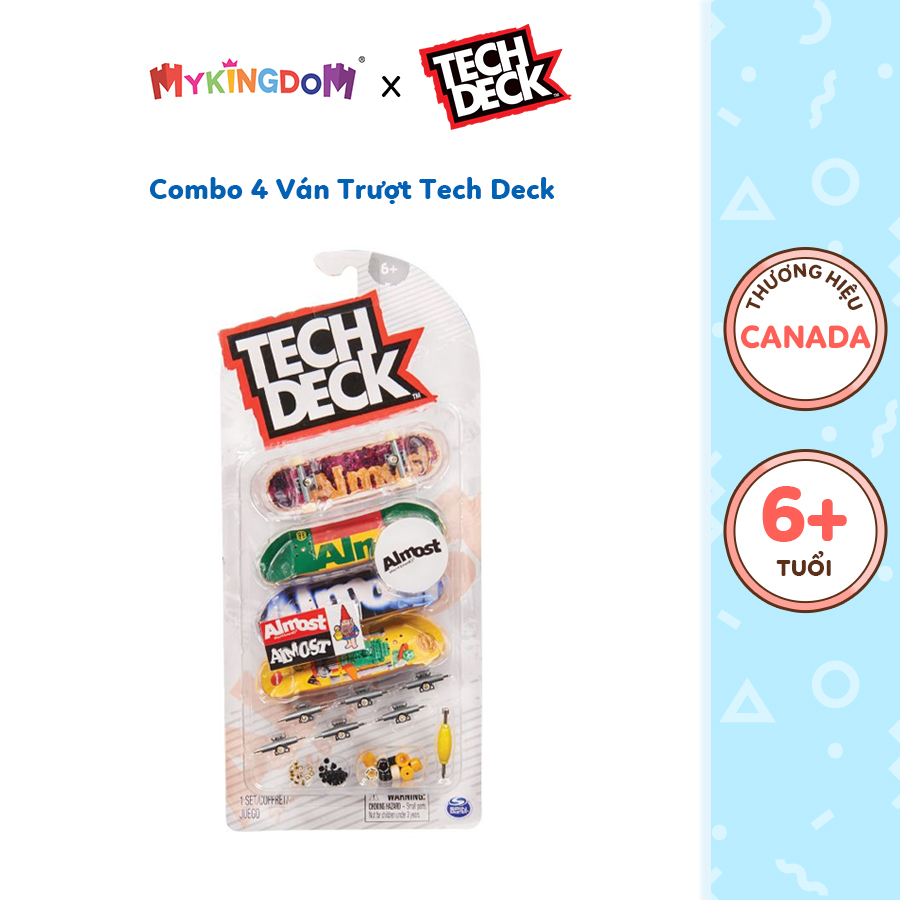 Đồ Chơi TECH DECK Combo 4 Ván Trượt 6028815 - Giao hàng ngẫu nhiên