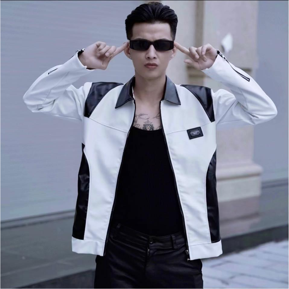 BomBer Da Khóa Séc Titan,Thời Trang Nam Sang Trọng Phong Cách Hot Trend Mới Nhất