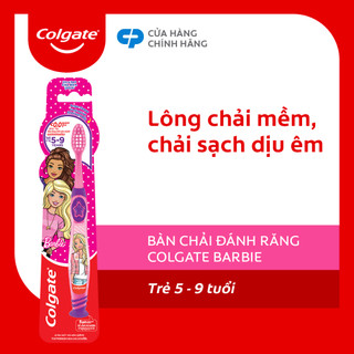 Bàn chải đánh răng Colgate họa tiết Barbie dành cho trẻ