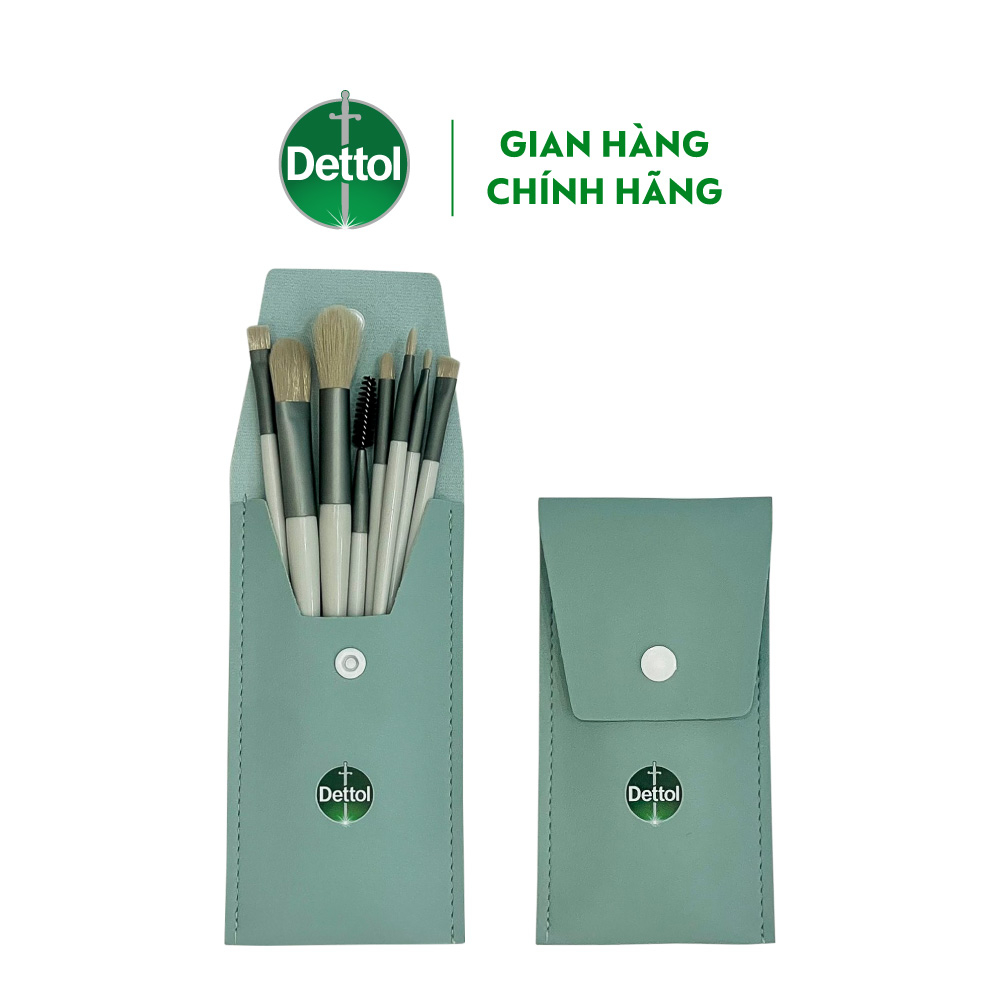 BỘ CỌ TRANG ĐIỂM 8 CÂY KÈM TÚI DA