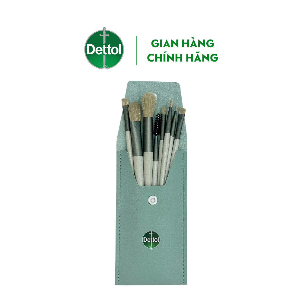 BỘ CỌ TRANG ĐIỂM 8 CÂY KÈM TÚI DA