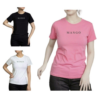 Áo thun nữ Cổ tròn Tay ngắn Dáng vừa Thun cotton MG01