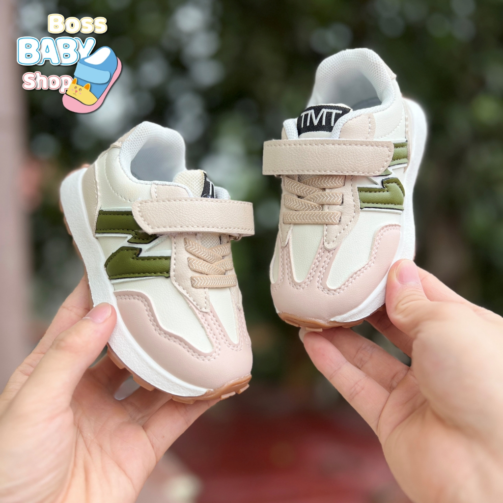 Giày Thể Thao Cho Bé Trai Bé Gái Từ 1 Đến 4 Tuổi Họa Tiết Thời Trang Phong Cách Năng Động Thoáng Khí