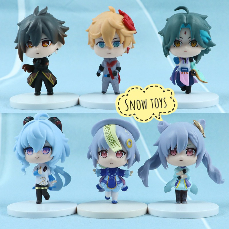Mô hình genshin impact - figure nhân vật Klee,Babara,Fischi,Venti,Diluc,Keaya siêu dễ thương