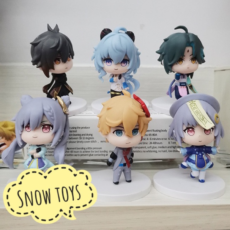 Mô hình genshin impact - figure nhân vật Klee,Babara,Fischi,Venti,Diluc,Keaya siêu dễ thương