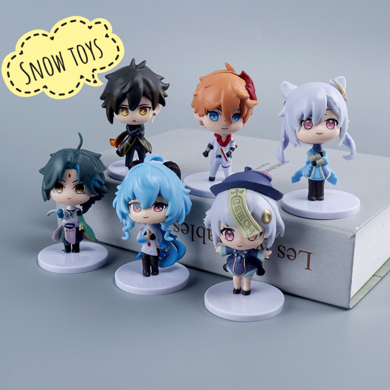 Mô hình genshin impact - figure nhân vật Klee,Babara,Fischi,Venti,Diluc,Keaya siêu dễ thương
