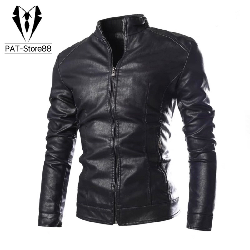 Áo khoác da nam mẫu mới nhất năm nay fom body