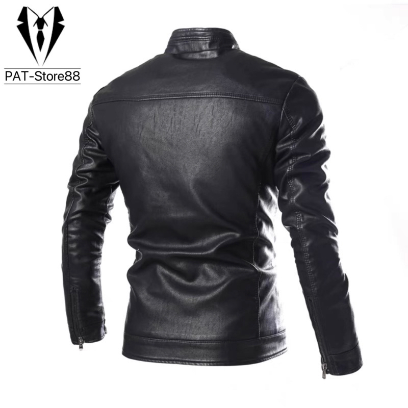 Áo khoác da nam mẫu mới nhất năm nay fom body