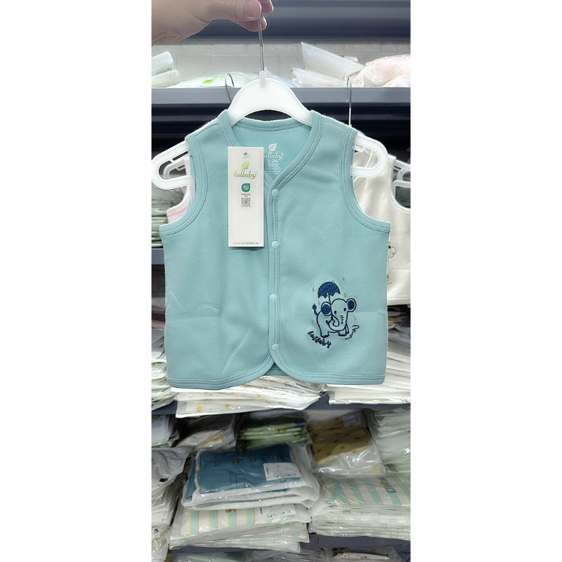 Áo gile cotton Lullaby 2 lớp Bé trai/ gái
