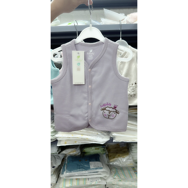 Áo gile cotton Lullaby 2 lớp Bé trai/ gái