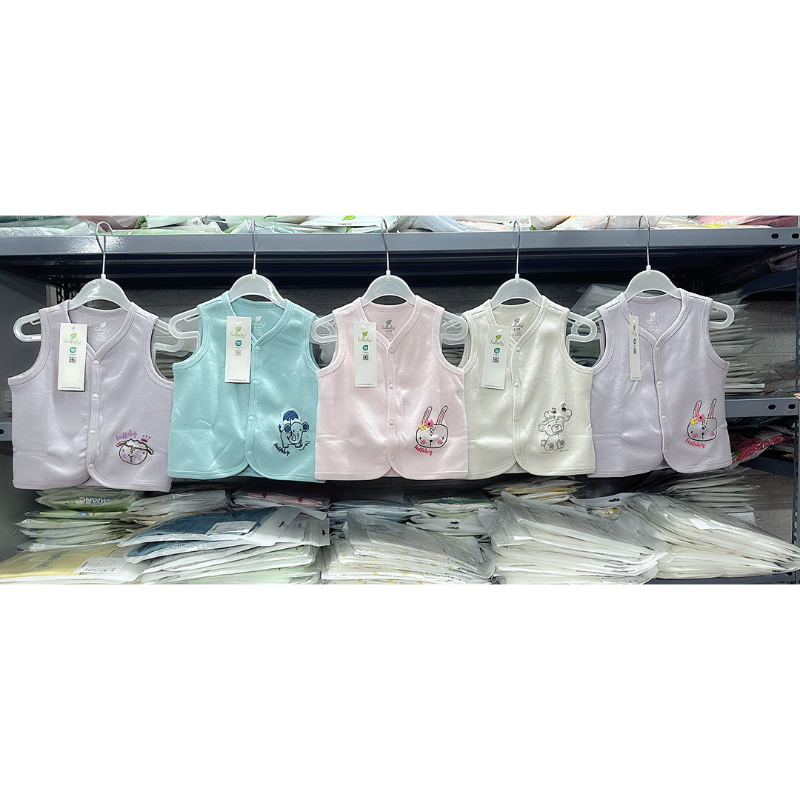 Áo gile cotton Lullaby 2 lớp Bé trai/ gái