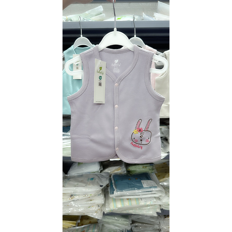 Áo gile cotton Lullaby 2 lớp Bé trai/ gái