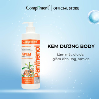 Kem dưỡng ẩm và phục hồi cơ thể Compliment Panthenol 7% 250ml