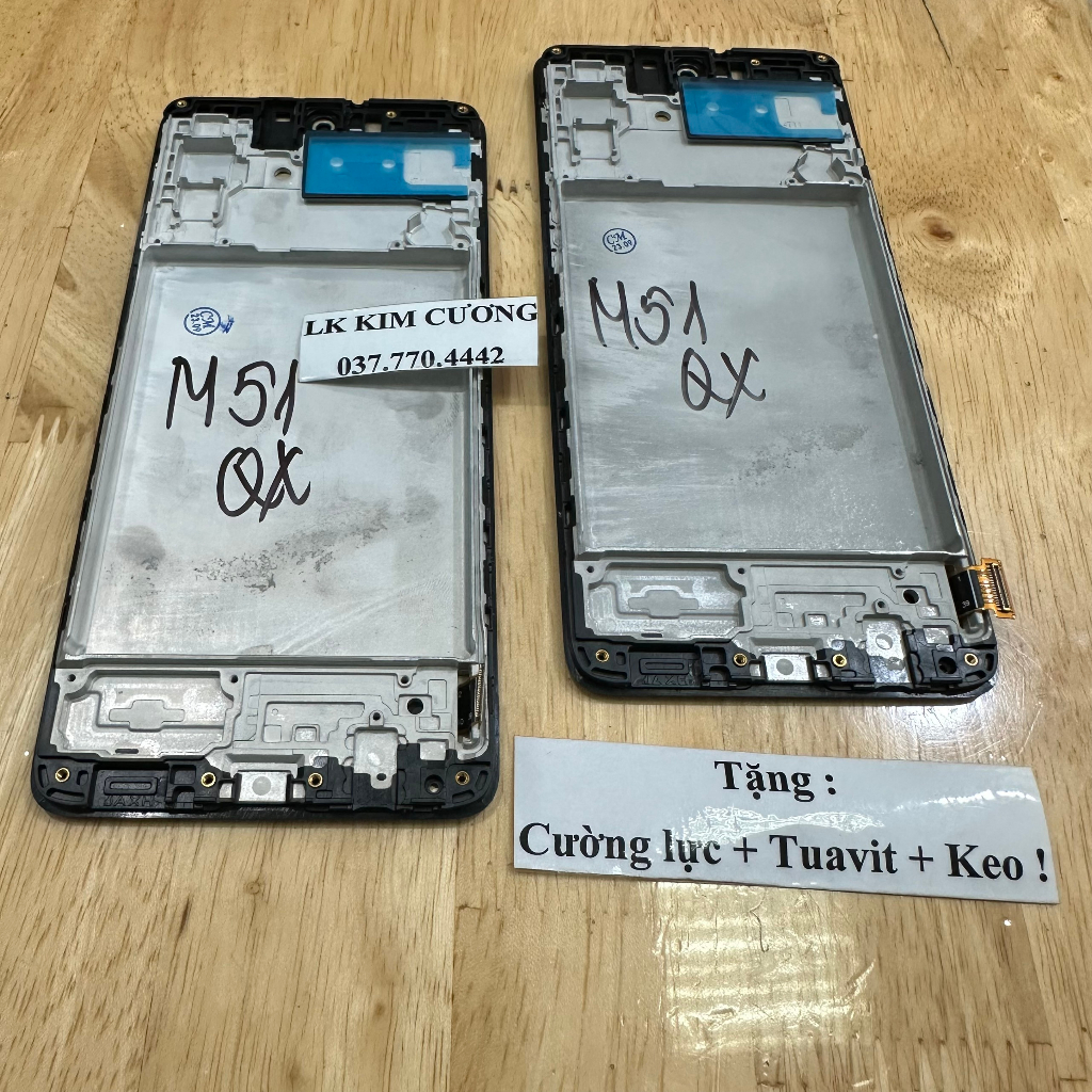 Màn hinh tương thích samsung M51 - QX liền khung