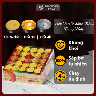 Nến bơ thực vật không khói, cháy 4 - 8 - 24 giờ