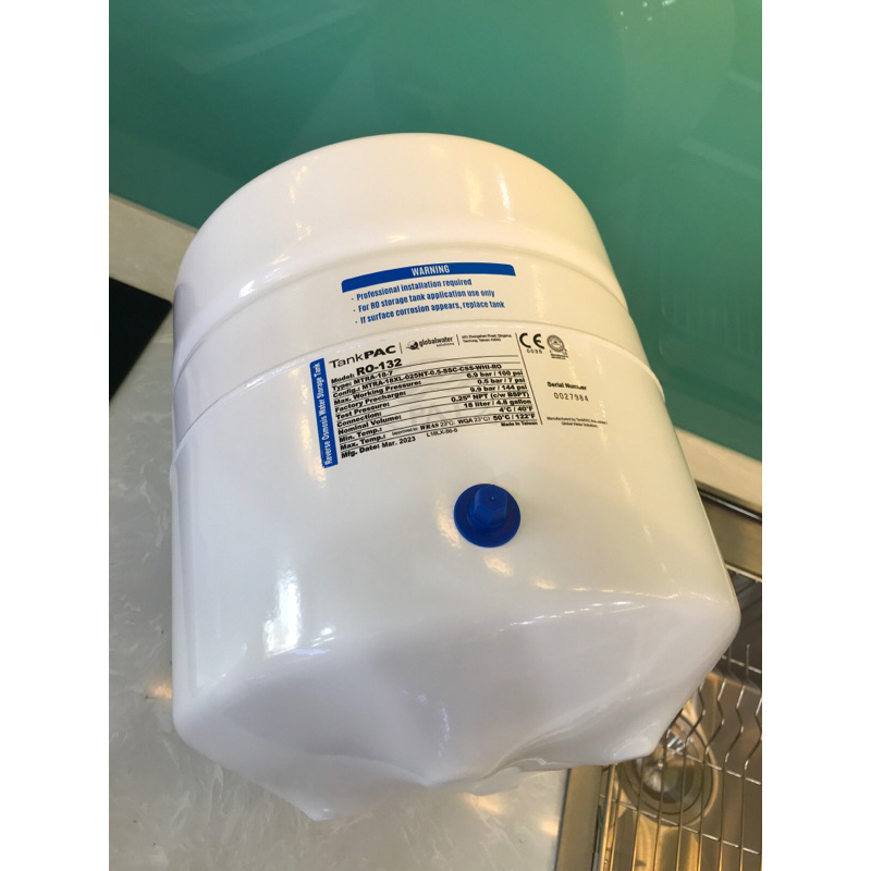 Bình Áp Thép Đài Loan 10L kèm van - Made in Taiwan  - Chuyên dùng thay cho các máy lọc nước RO: Kangaroo,Karofi,Sunhouse