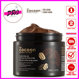 Tẩy da chết cơ thể body cà phê Đắk Lắk Cocoon 200ml