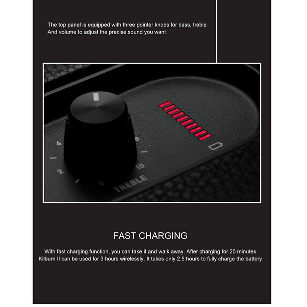 Loa Bluetooth di động Marshall Kilburn II | Loa không dây chống nước | BigBuy360 - bigbuy360.vn