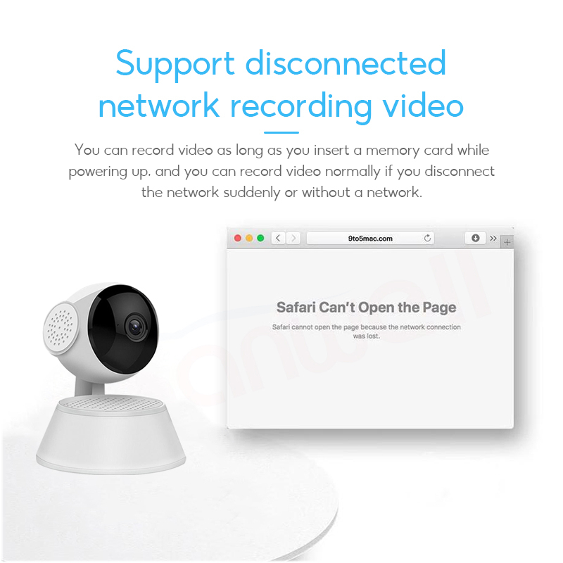 Camera quan sát Q6 1080P Camera IP bảo mật thông minh 360 độ HD WiFi không dây Tầm nhìn ban đêm Camera quan s