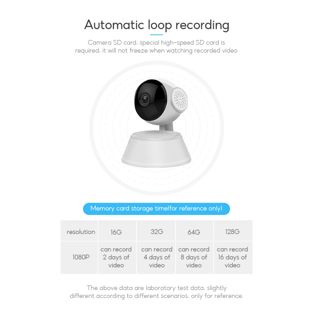 Camera quan sát Q6 1080P Camera IP bảo mật thông minh 360 độ HD WiFi không dây Tầm nhìn ban đêm Camera quan s
