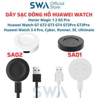 Đế Dock Dây Sạc USB Đồng Hồ Huawei GT4 GT3 GT2 GT2E GT2pro Watch 3 4 Pro GT3pro Runner SE Cyber SWA