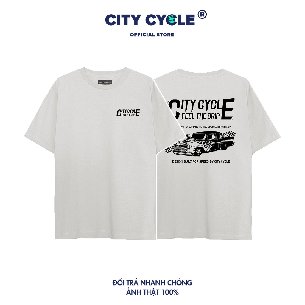 Áo thun local brand Speed City Cycle cotton form rộng nam nữ oversize unisex