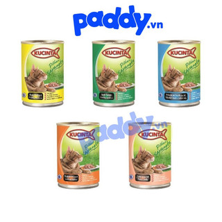 Pate Mèo Kucinta Từ Cá Thật - Malaysia (Lon 400g)