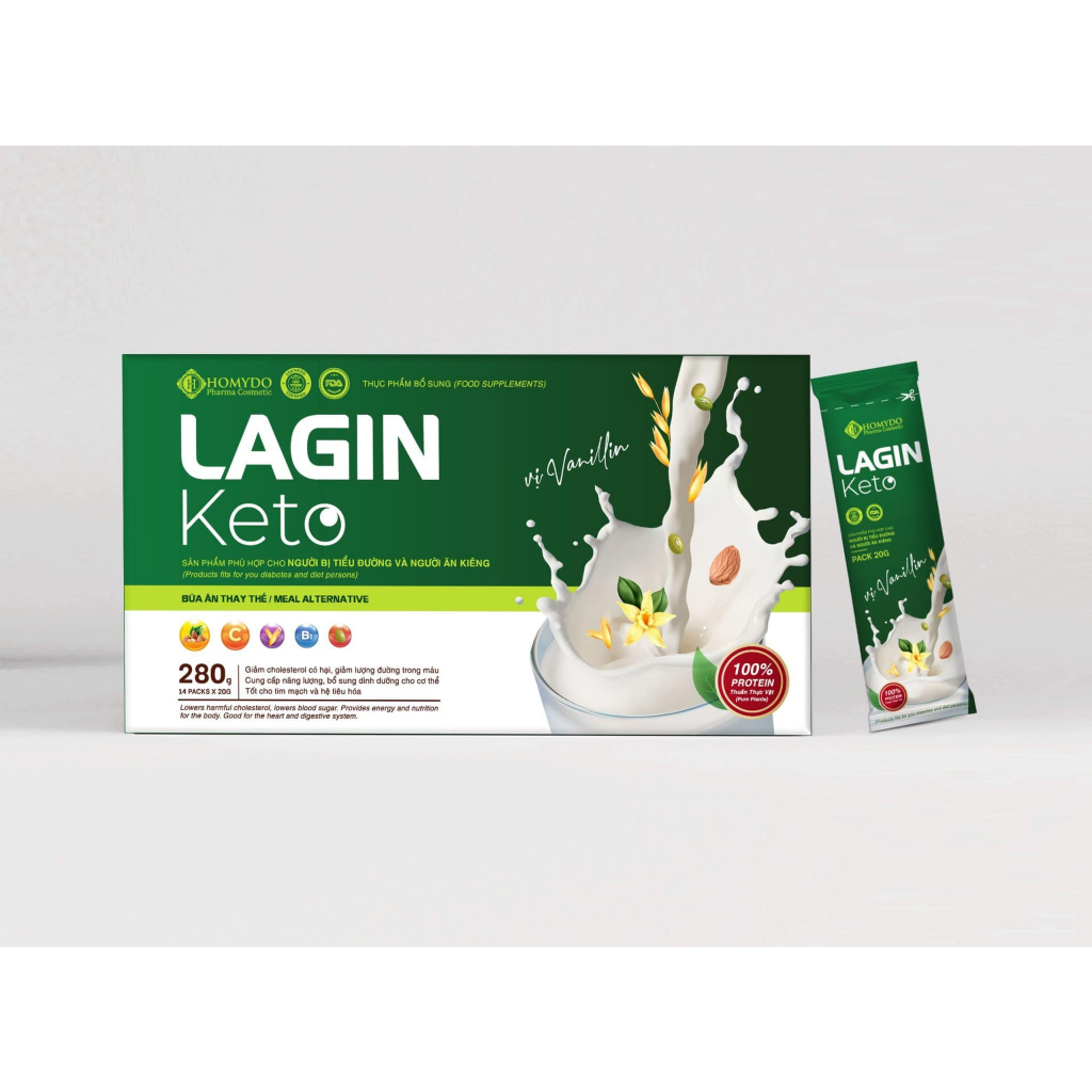 Bữa Ăn Thay Thế Lagin Keto Giảm Cân Giảm Mỡ 14 Ngày Sử Dụng