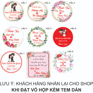 50 - 100 Hộp Quà Cưới Vuông Tim siêu xinh