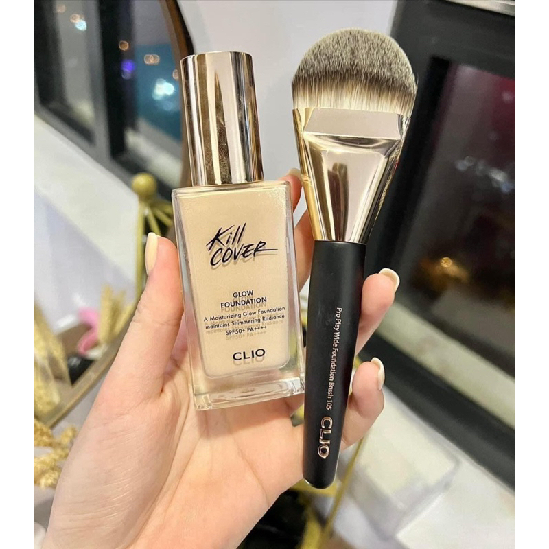 SET KEM NỀN CLIO KILL COVER GLOW FOUNDATION
